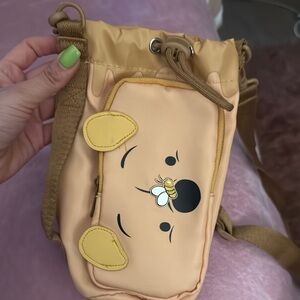 Tan and Yellow Crossbody Bag